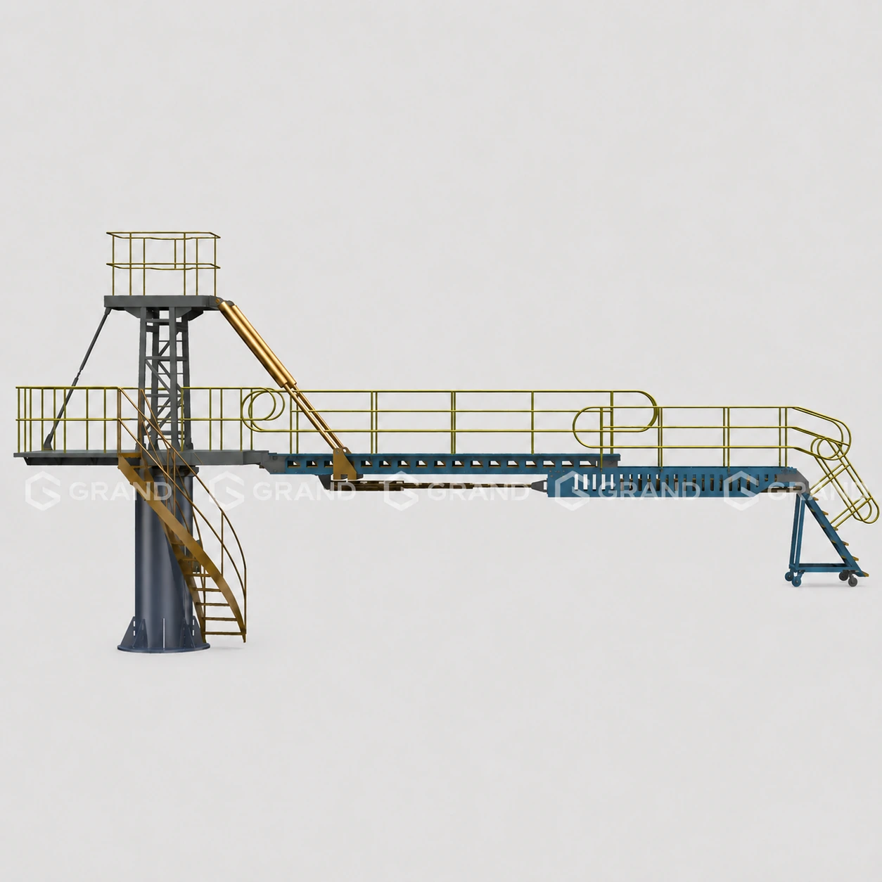 Access Gangway for safe ship-shore personnel access