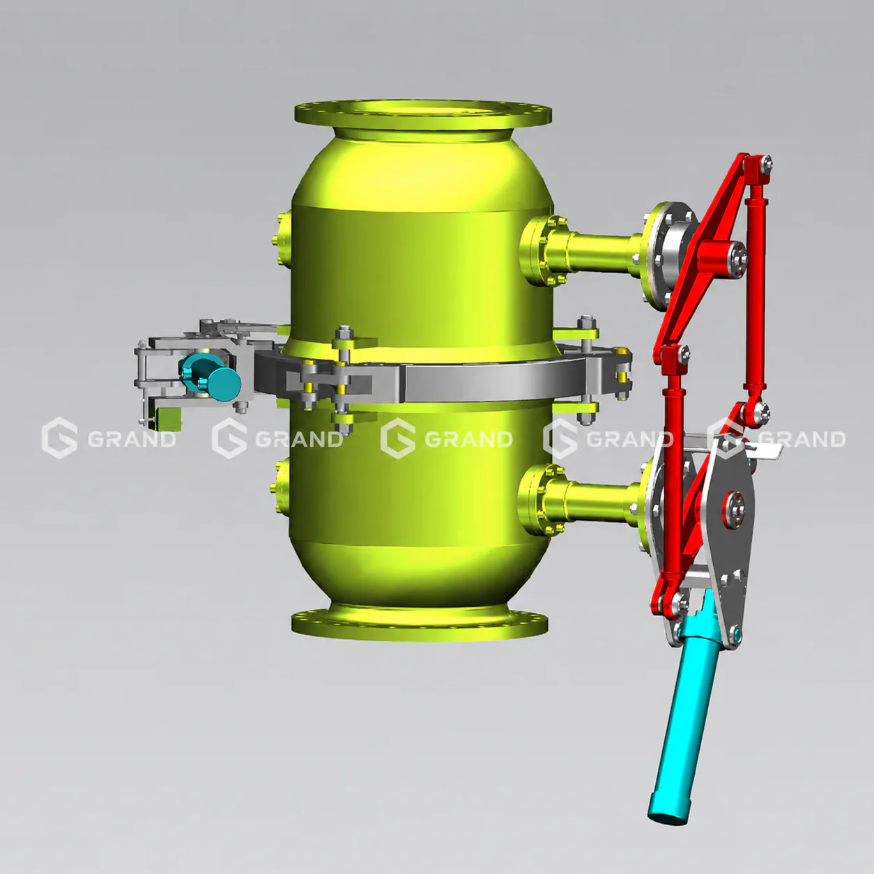 Hanlong ERC side view 3D model