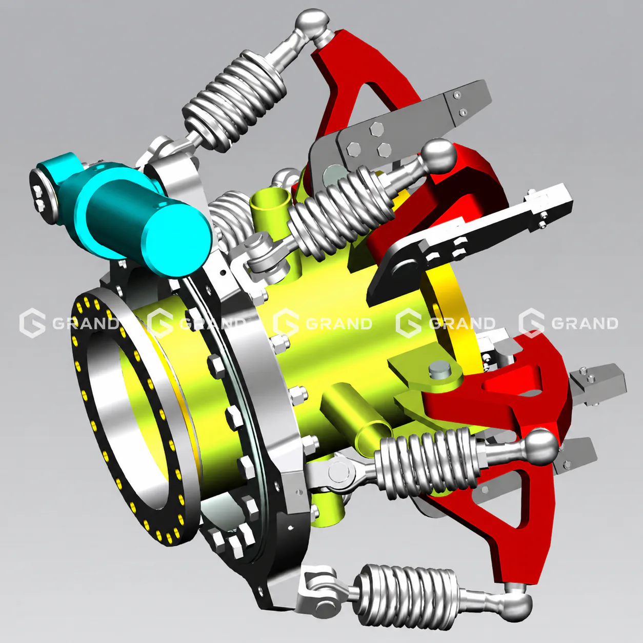 Hanlong QCDC coupler reverse 3D model