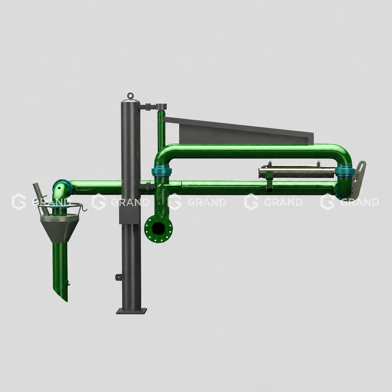 Top Loading Arm with vapor return hose